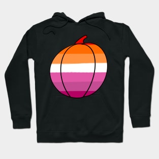 Lesbian pumpkin (dark background) Hoodie